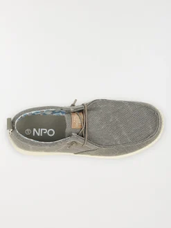 Chaussure bateau homme en toile (40-45)
