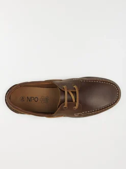 Chaussure bateau homme marron (40-45)