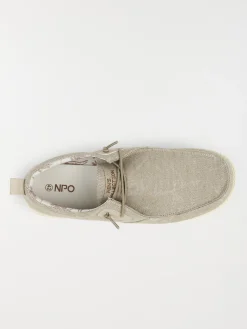 Chaussure bateau homme toile (40-45)