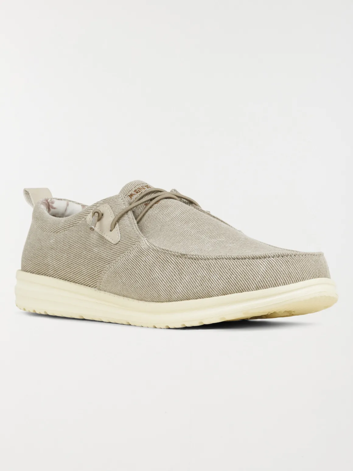 Chaussure bateau homme toile (40-45)