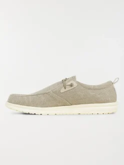 Chaussure bateau homme toile (40-45)