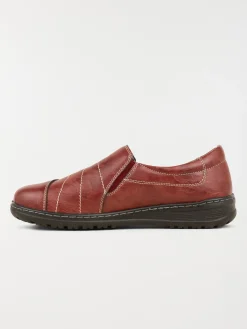 Chaussure confort bordeaux femme (36-41)