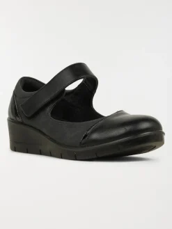 Chaussure confort noire femme (36-41)