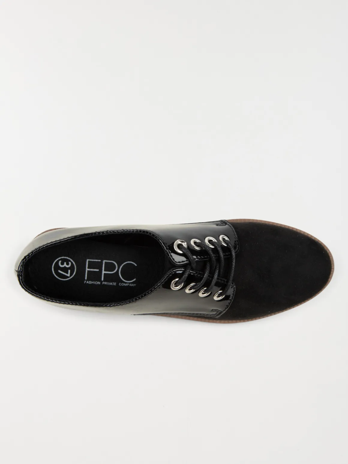 Chaussure lacet noir femme (36-41)