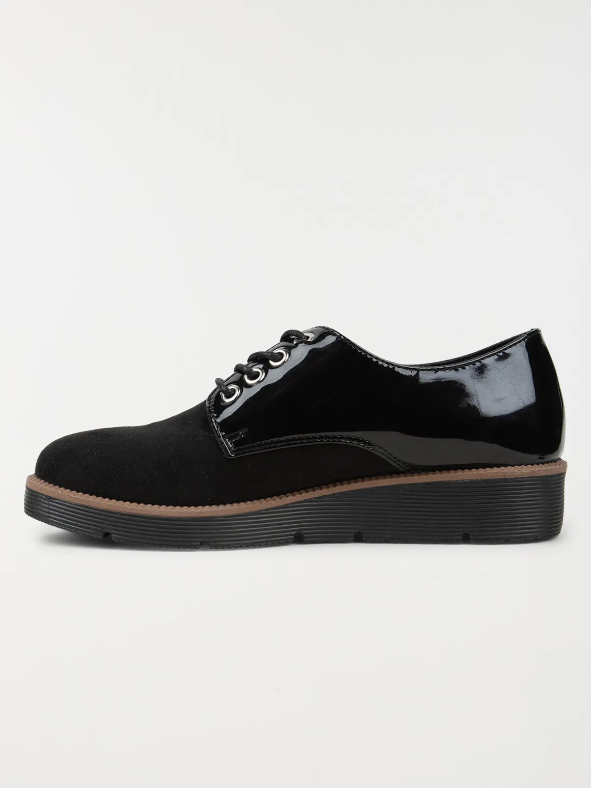 Chaussure lacet noir femme (36-41)