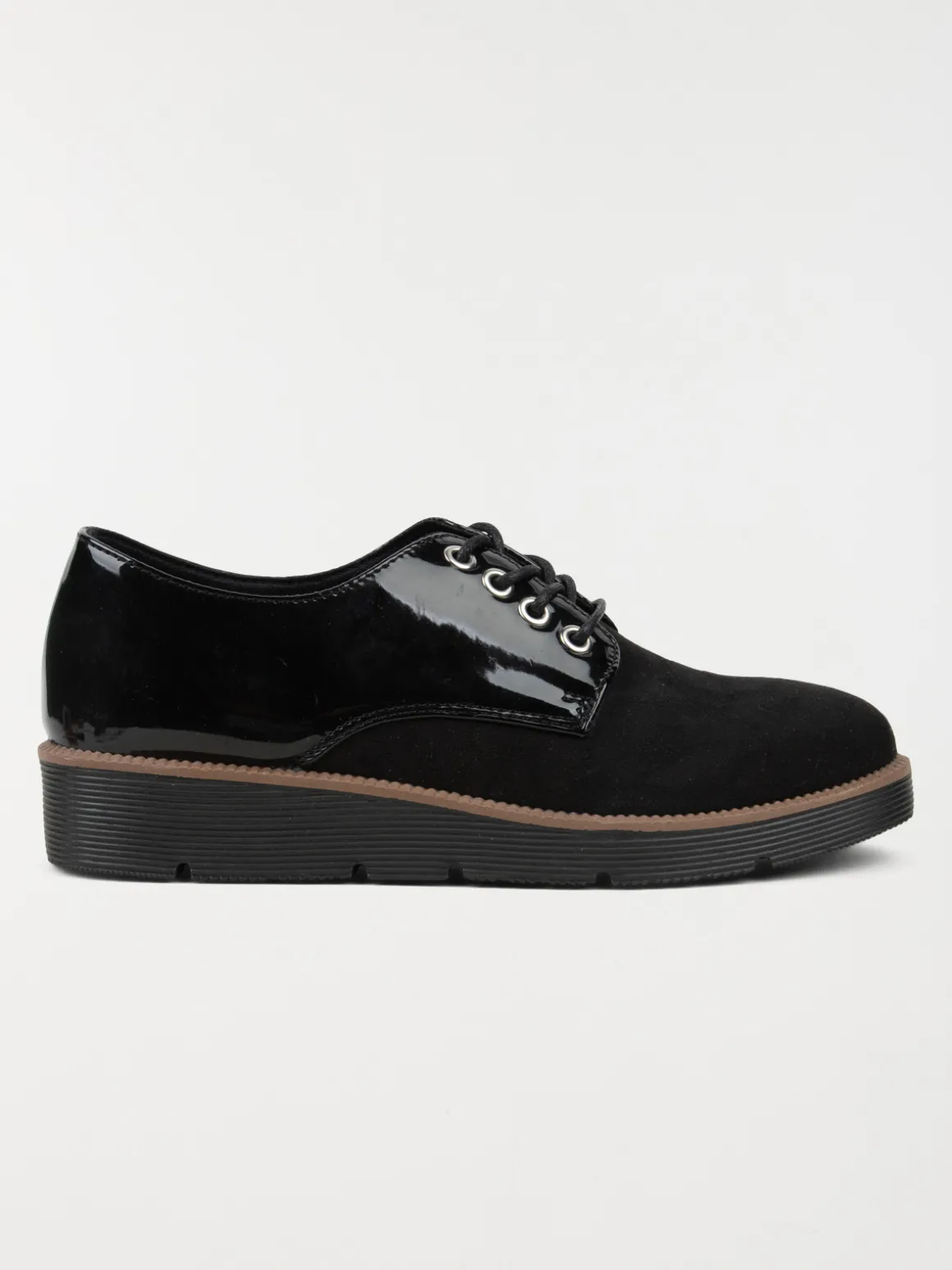 Chaussure lacet noir femme (36-41)