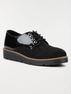 Chaussure lacet noir femme (36-41)
