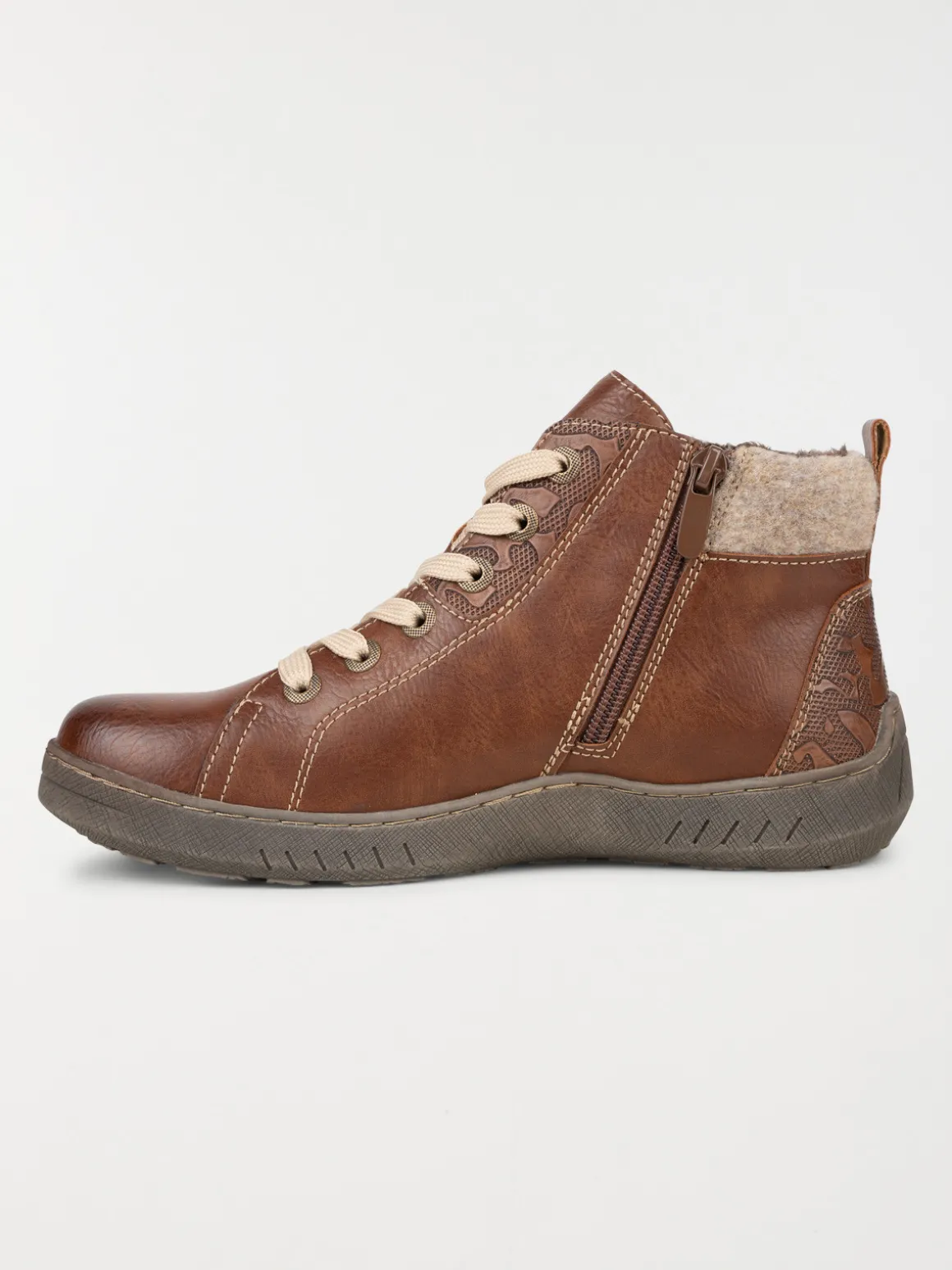 Chaussure montante femme marron (36-41)