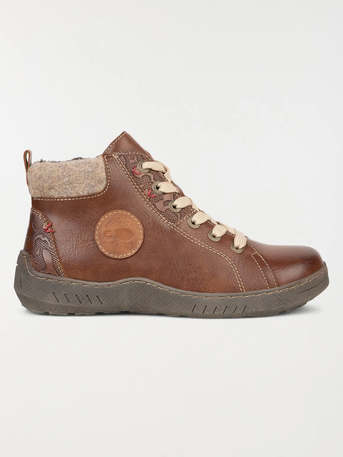 Chaussure montante femme marron (36-41)