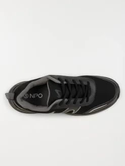 Chaussure sport lacet noir homme (40-46)