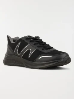 Chaussure sport lacet noir homme (40-46)