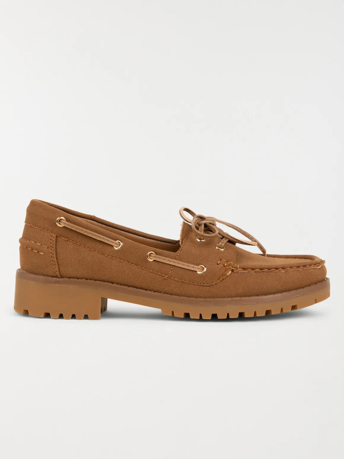 Chaussures bateau camel femme (36-41)