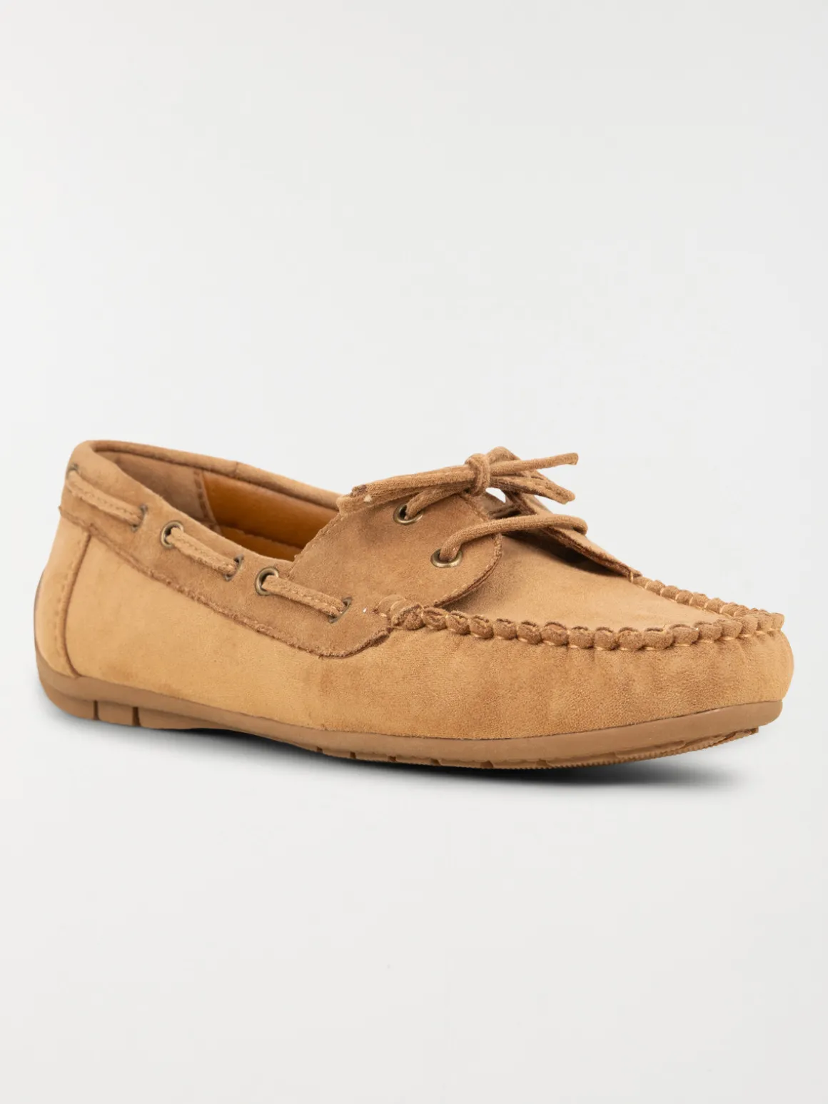 Chaussures bateau femme marron (36-41)