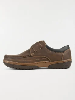 Chaussures bateau homme kaki (40-46)