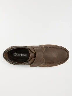 Chaussures bateau homme kaki (40-46)