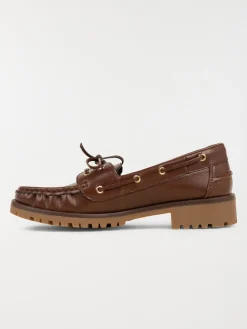 Chaussures bateau marron femme (36-41)