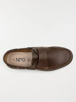 Chaussures bateaux homme marron (40-45)