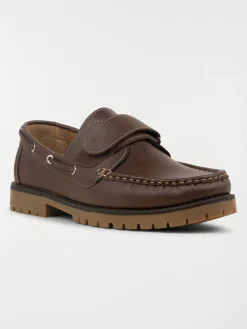 Chaussures bateaux homme marron (40-45)