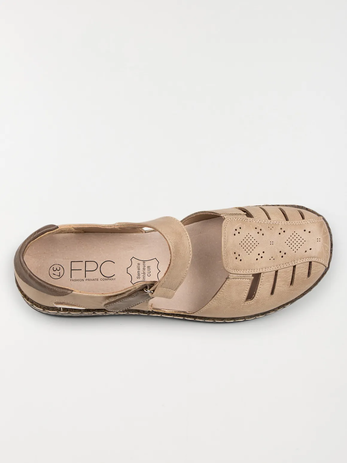Chaussures conforts beige femme (37-42)