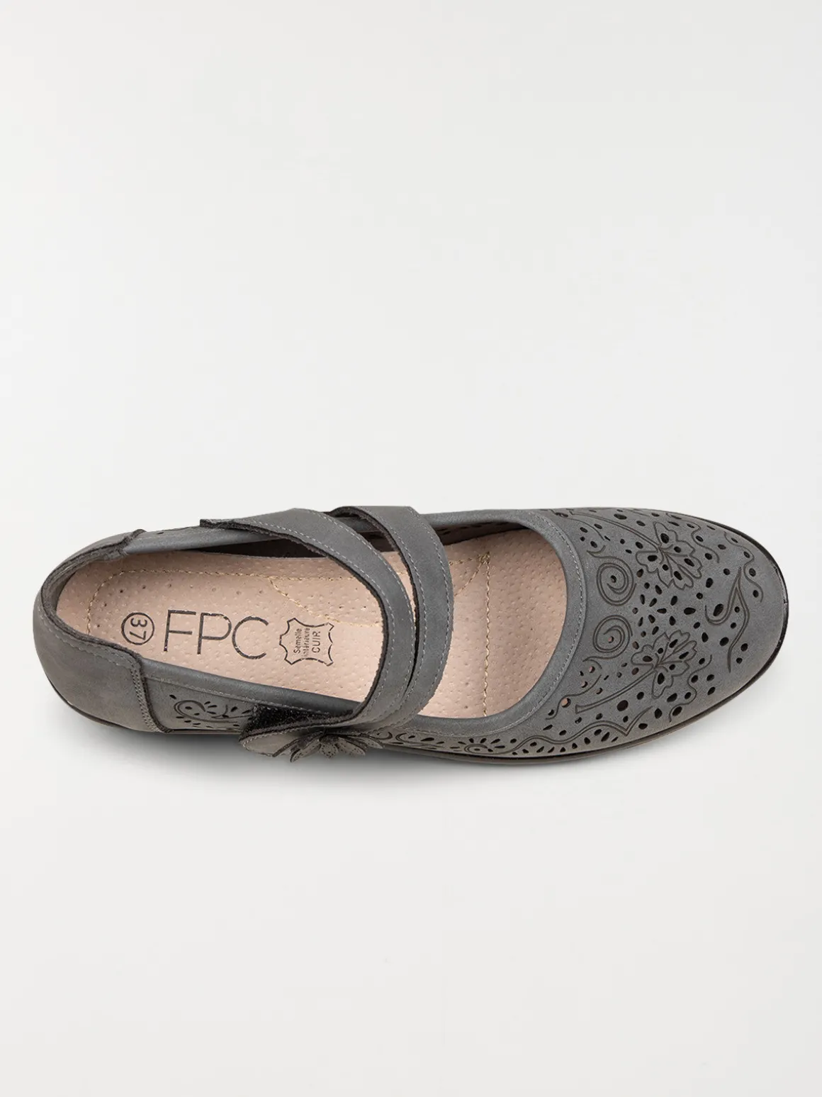 Chaussures conforts grises femme (36-41)
