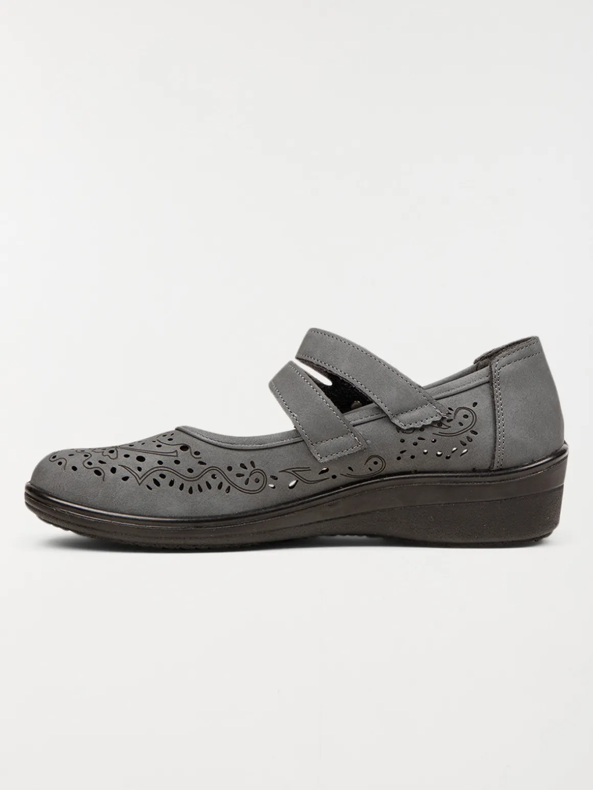 Chaussures conforts grises femme (36-41)