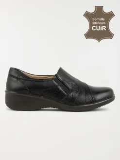 Chaussures conforts noires femme (36-41)
