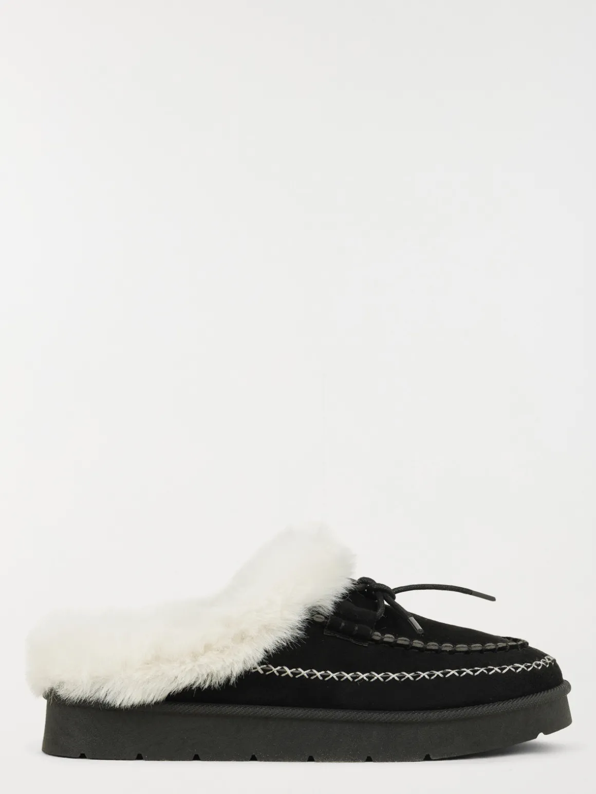 Chaussures fourrées noires femme (36-41)