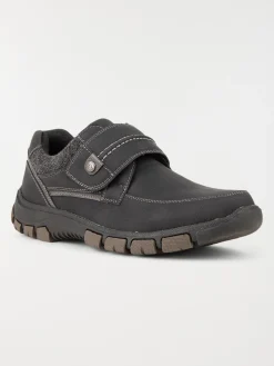Chaussures homme à scratch noir (40-46)