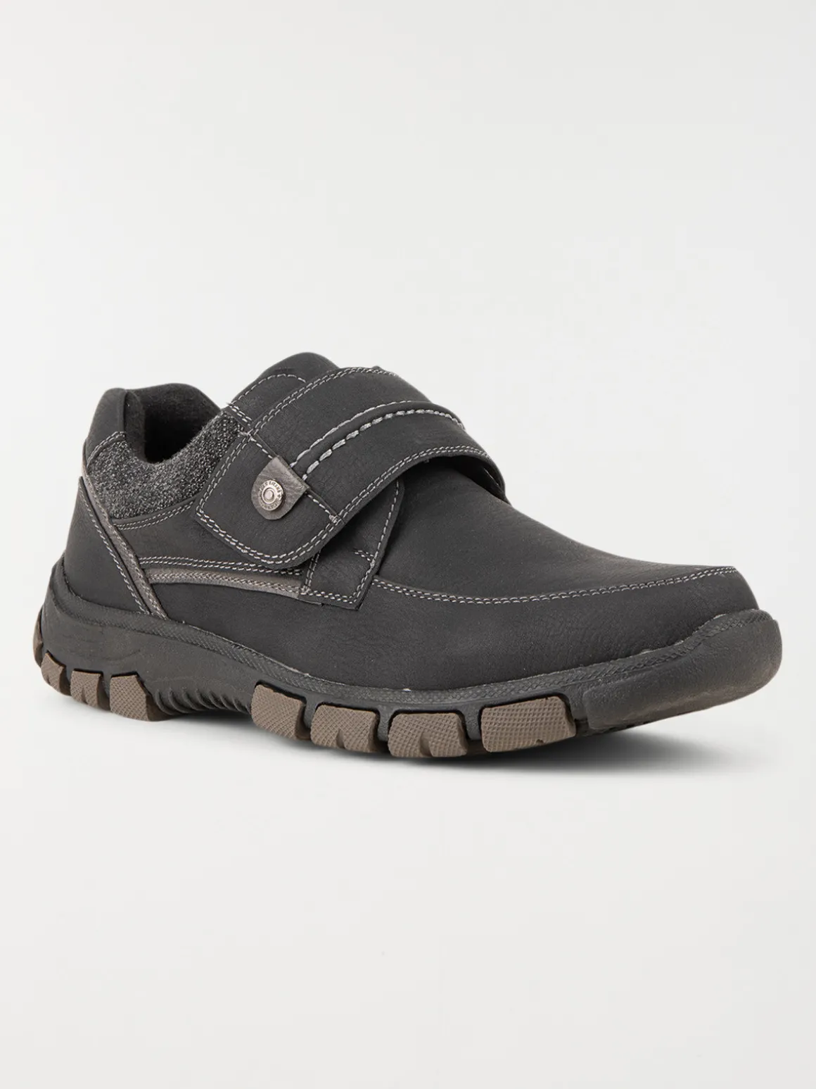 Chaussures homme à scratch noir (40-46)