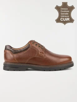 Chaussures lacets marrons homme (41-46)