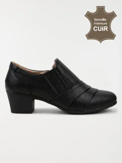 Chaussures noires à talon femme (36-41)