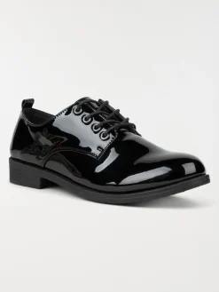 Chaussures vernies lacets femme (36-41)