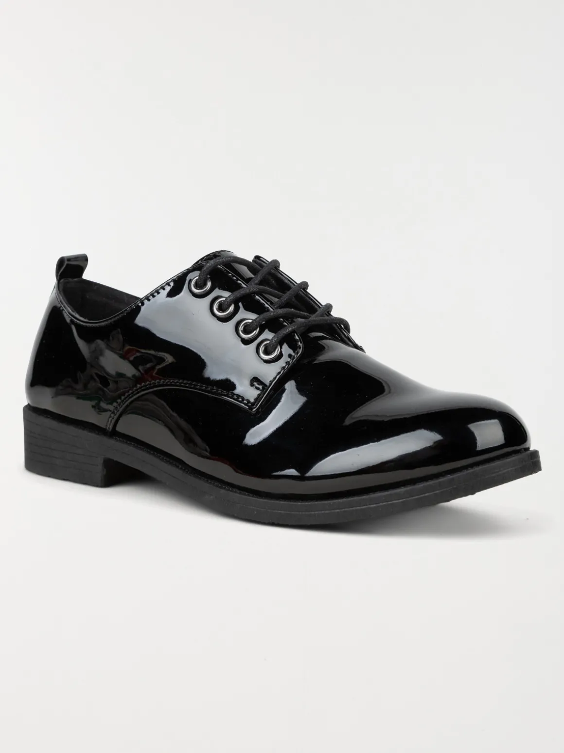 Chaussures vernies lacets femme (36-41)