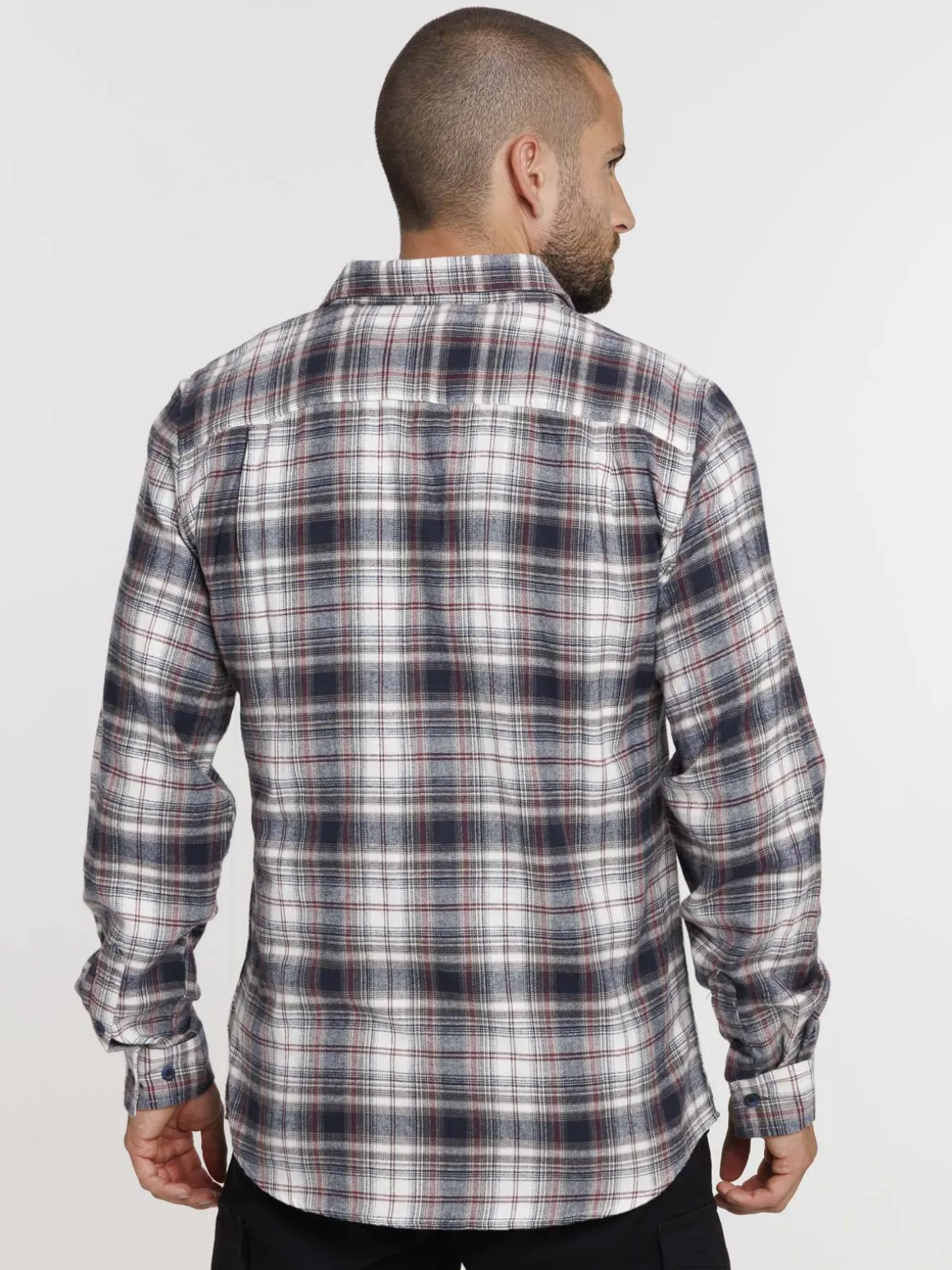 Chemise à carreaux homme