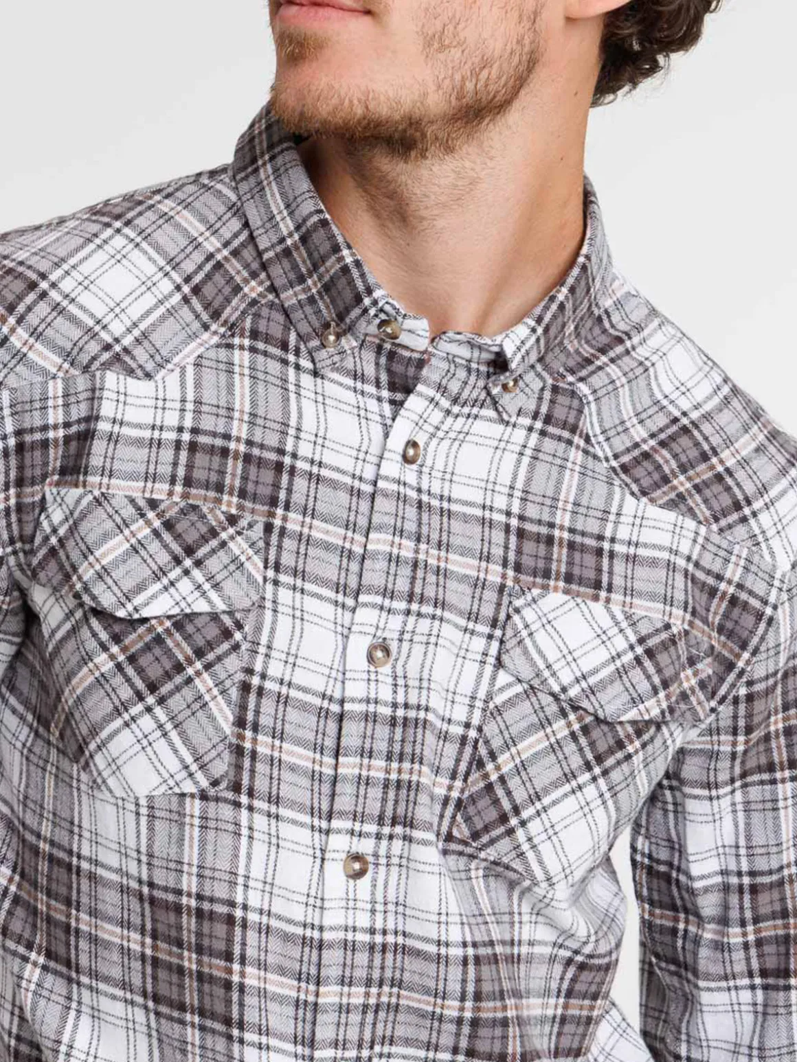 Chemise à carreaux homme pepper