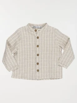 Chemise 100% coton garçon (6-36M)