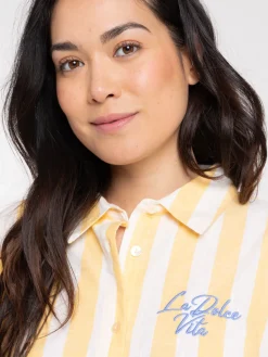 Chemise à rayures la dolce vita femme
