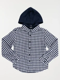Chemise avec capuche garçon (3-12A)