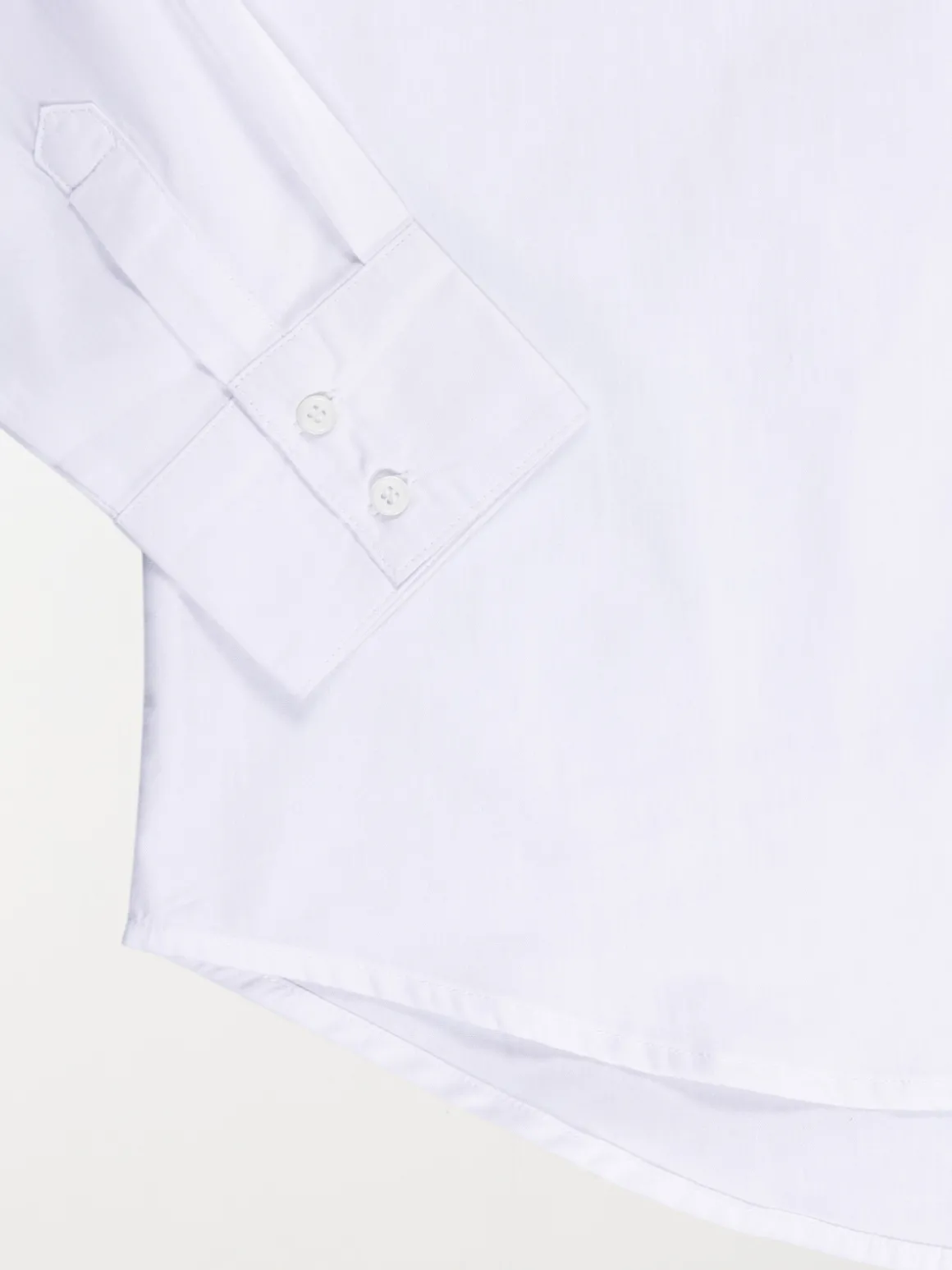 Chemise basique blanche fille (XXS-M)