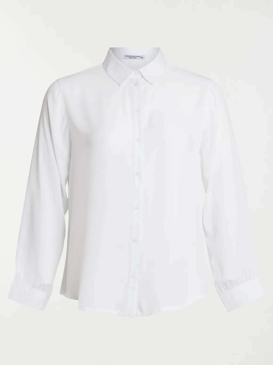 Chemise blanche grande taille femme