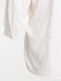 Chemise brodée grande taille femme