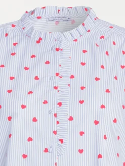 Chemise coeurs grande taille femme