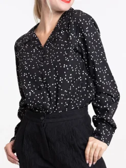 Chemise col pyjama femme