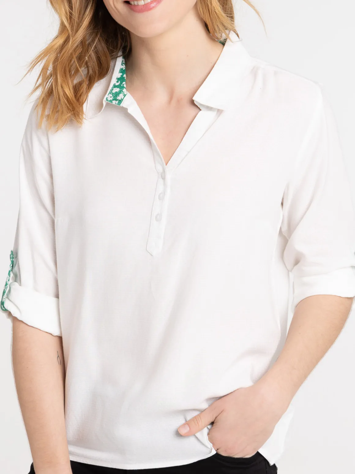 Chemise écru femme