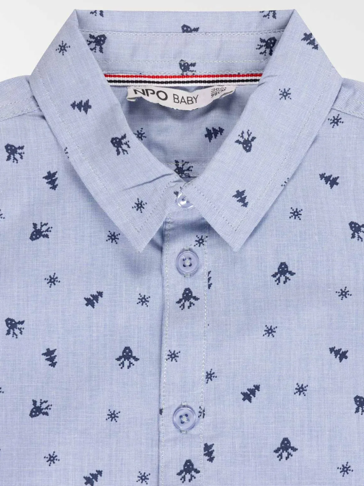 Chemise de Noël imprimée garçon (6-36M)