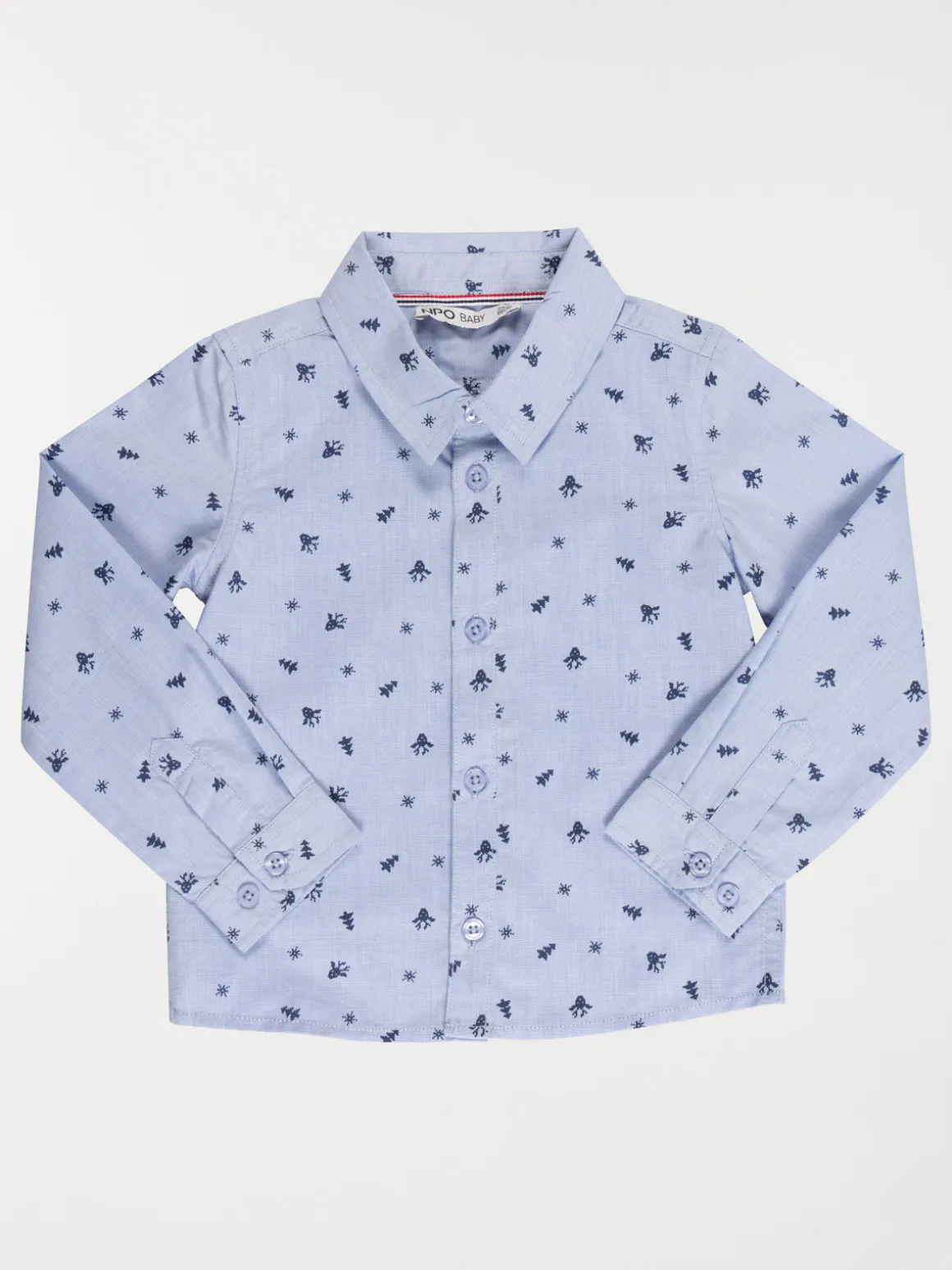 Chemise de Noël imprimée garçon (6-36M)