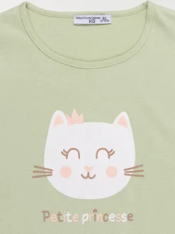 Chemise de nuit chat fille (3-12A)
