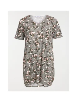 Chemise de nuit fleurie femme