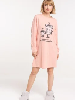 Chemise de nuit tasses de café femme