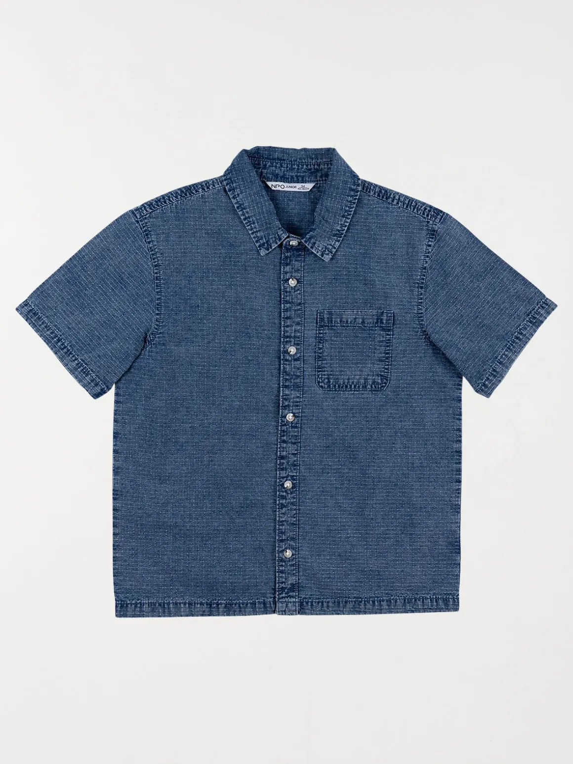 Chemise en jean garçon (XXS-M)